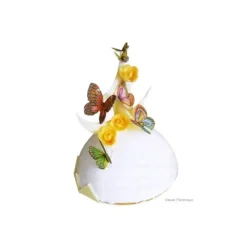 Clearance Cerf Dellier Décor azyme papillons assortis (x260)