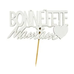 Sale Cerf Dellier Décor Bonne Fête Maman sur pique (x30)