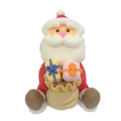 Clearance Cerf Dellier Décor comestible Père Noël assis cadeau