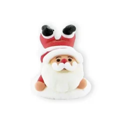 New Cerf Dellier Décor comestible Père Noël 3D à plat ventre