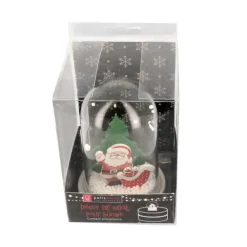 Online Cerf Dellier Décor de noël pour bûche "boule à neige Père Noël" à poser