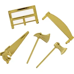 Discount Cerf Dellier Décors à piquer "Haches et scies dorées" x 250 pièces