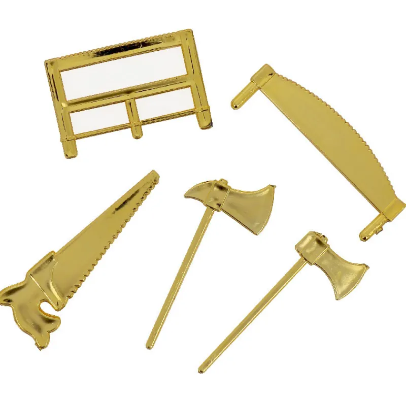 Online Cerf Dellier Décors à piquer "Haches et scies dorées" x 5