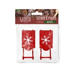 Clearance Cerf Dellier Décors à poser - Luges de Noël