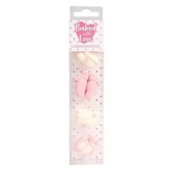 Outlet Cerf Dellier Décors comestibles bébé fille assortis (x13)