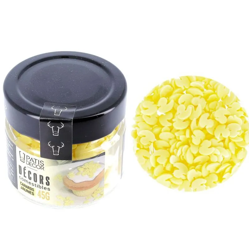 Sale Cerf Dellier Décors comestibles canards jaunes 60 g