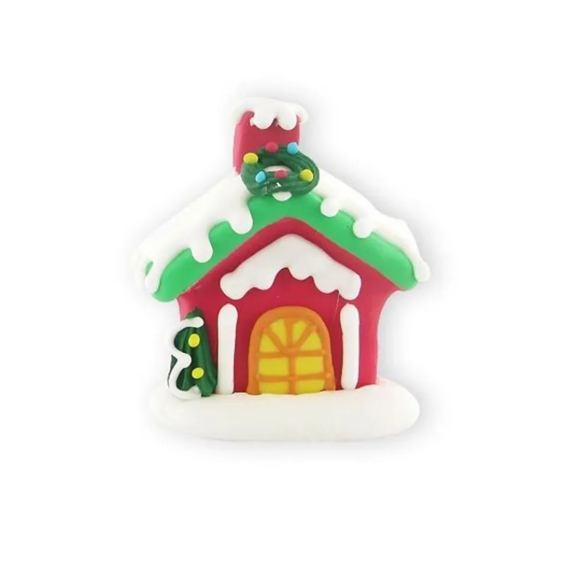 Online Cerf Dellier Décors comestibles Chalet de Noël (x24)