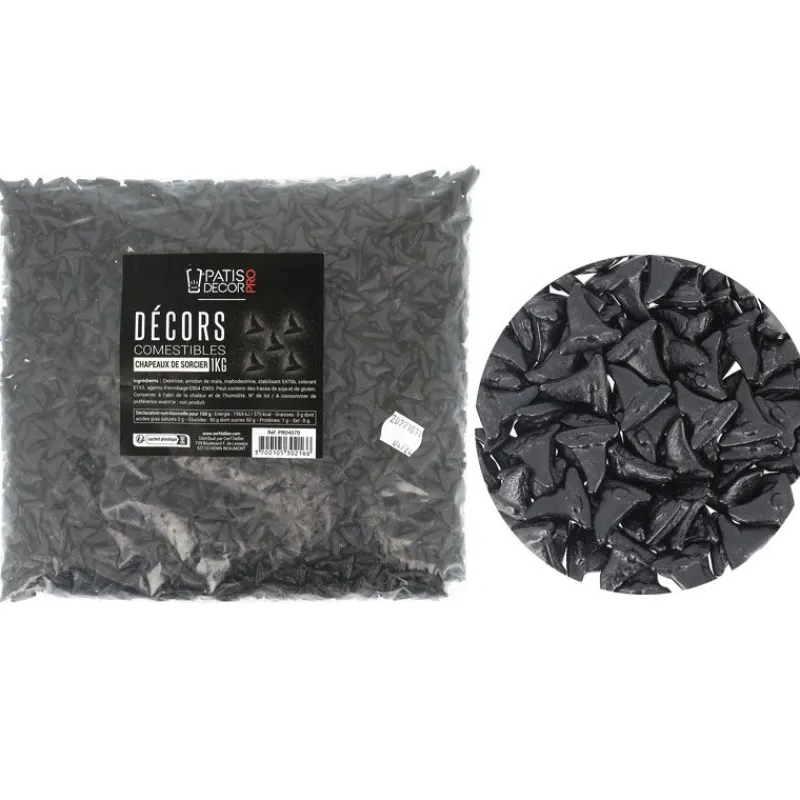 New Cerf Dellier Décors comestibles chapeaux de sorcier 1 kg