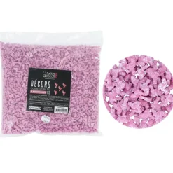 Cerf Dellier Décors comestibles flamants roses 1 kg