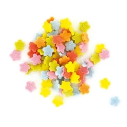 Best Cerf Dellier Décors comestibles fleurs multicolores 50 g