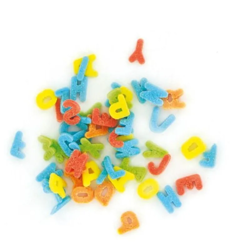 Online Cerf Dellier Décors comestibles lettres multicolores 40 g