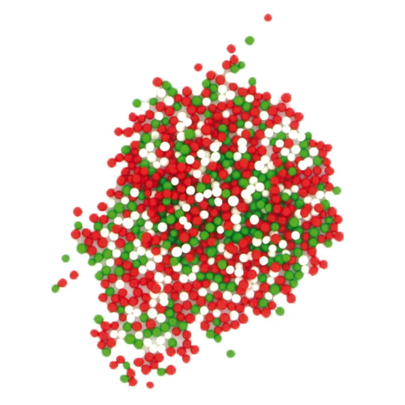 Cerf Dellier Décors comestibles mini billes de Noël