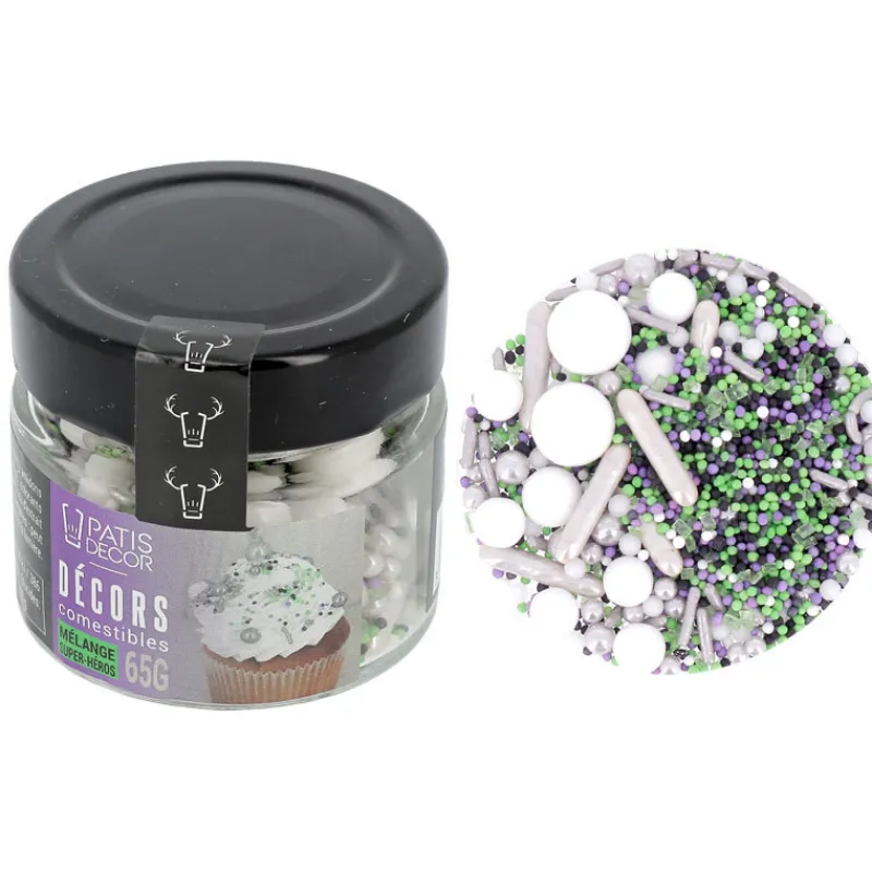 Best Cerf Dellier Décors comestibles mélange super héros 'Hulk' 65 g