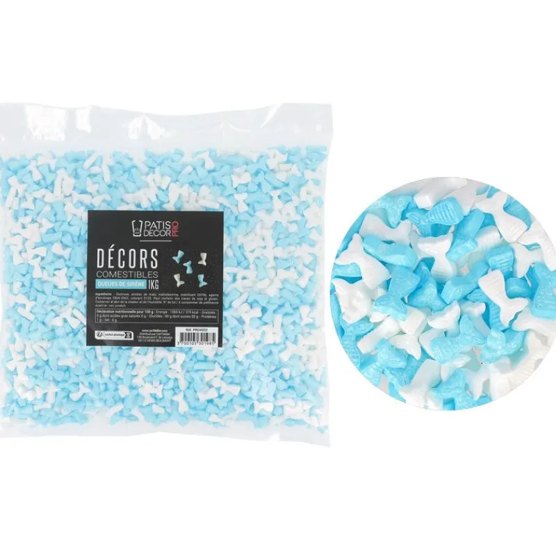 Outlet Cerf Dellier Décors comestibles queues de sirène 1 kg