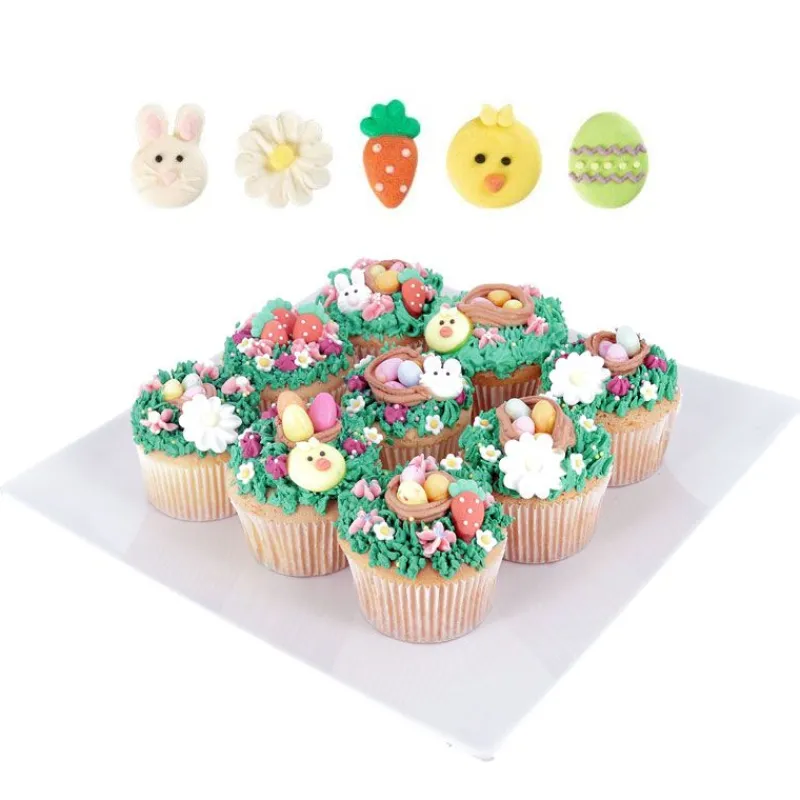 Discount Cerf Dellier Décors comestibles thème "Pâques" (x12)