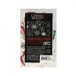 Online Cerf Dellier Décors de Noël assortis en résine thème 2 (x24)