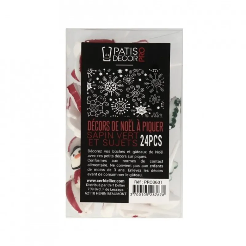 Online Cerf Dellier Décors de Noël assortis en résine thème 2 (x24)