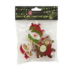 Cerf Dellier Décors de Noël en feutrine thème 2 (x10)