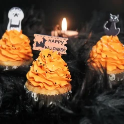 Discount Cerf Dellier Décors d'Halloween sur pique assortis (x10)