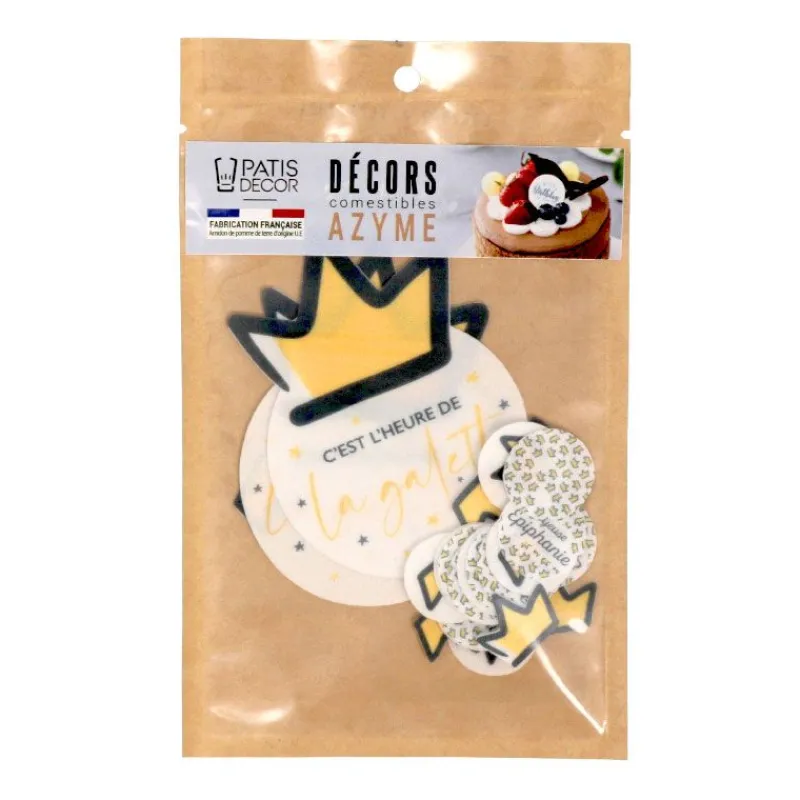 Online Cerf Dellier Décors en azyme assortis thème épiphanie Galette - DDM 09/24