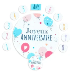 Discount Cerf Dellier Décors en azyme assortis thème anniversaire n°2