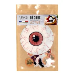 New Cerf Dellier Décors en azyme assortis thème œil d'Halloween
