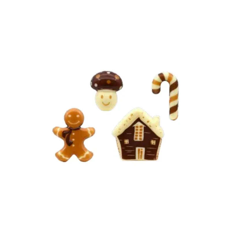 Sale Cerf Dellier Décors en chocolat pain d'épices assortis (x96)