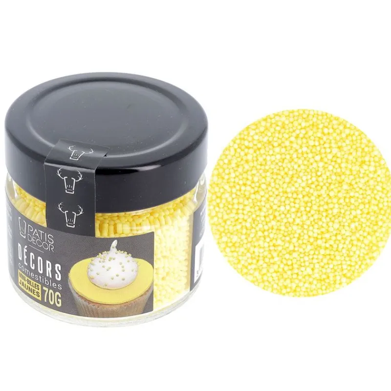 New Cerf Dellier Décors mini billes jaunes