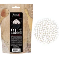 Discount Cerf Dellier Décors perles blanches comestibles 300 g