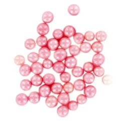 Cerf Dellier Décors perles roses comestibles 300 g