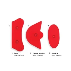 Cerf Dellier Découpoirs Bottine de Bébé (jeu de 3)