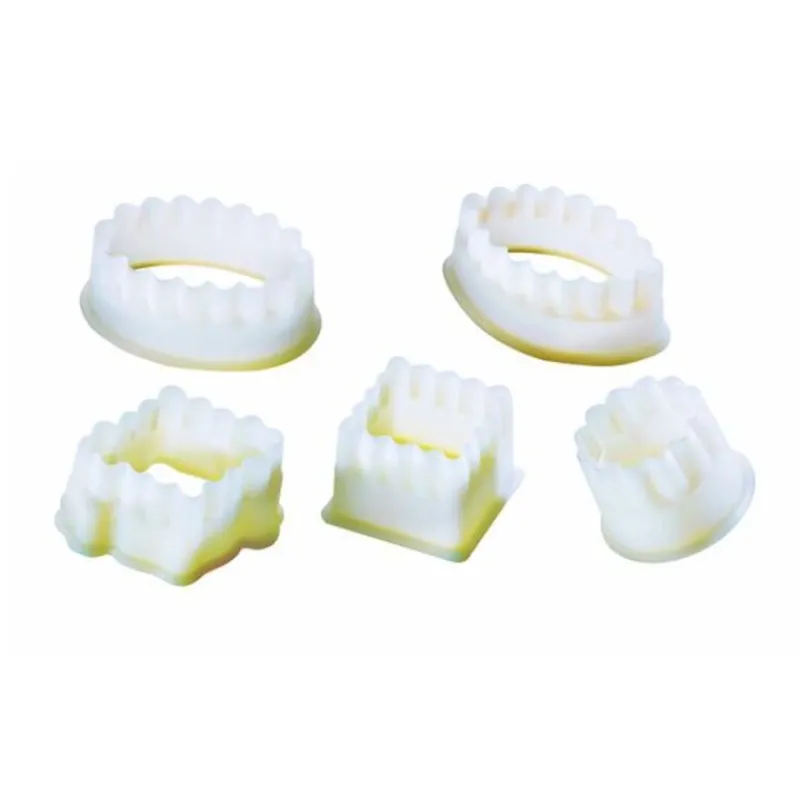 Clearance Cerf Dellier Découpoirs cannelés assortis en Polyglass (x 5)