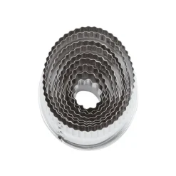 Outlet Cerf Dellier Découpoirs cannelés ovales (série de 9)