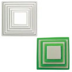 Sale Cerf Dellier Découpoirs carrés assortis PME (x 6)