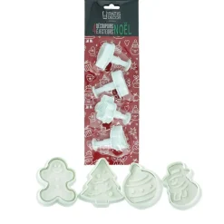 Sale Cerf Dellier Découpoirs éjecteurs assortis thème Noël  (x 4)