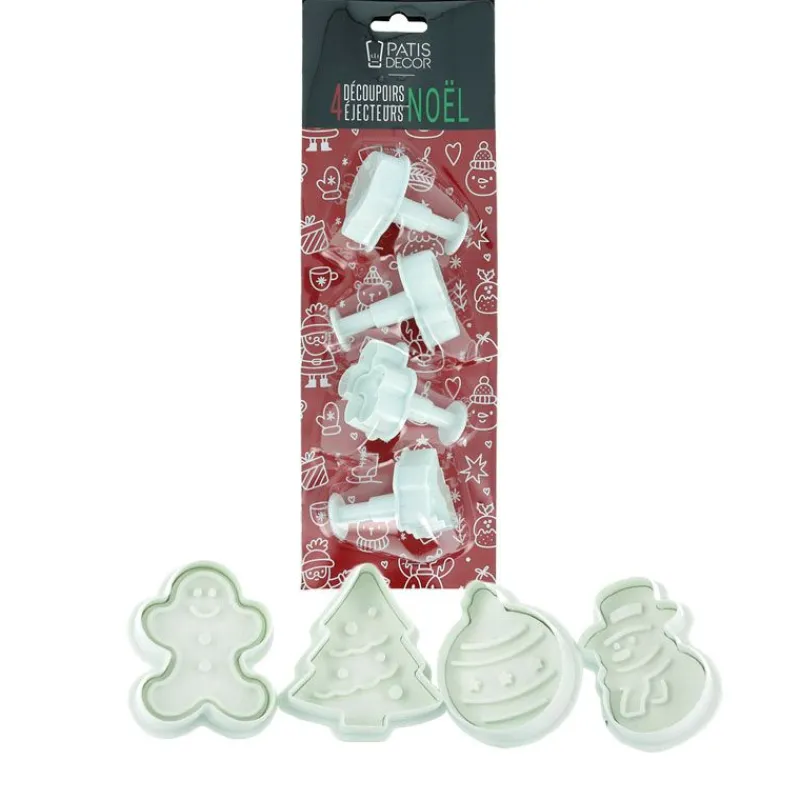 Sale Cerf Dellier Découpoirs éjecteurs assortis thème Noël  (x 4)