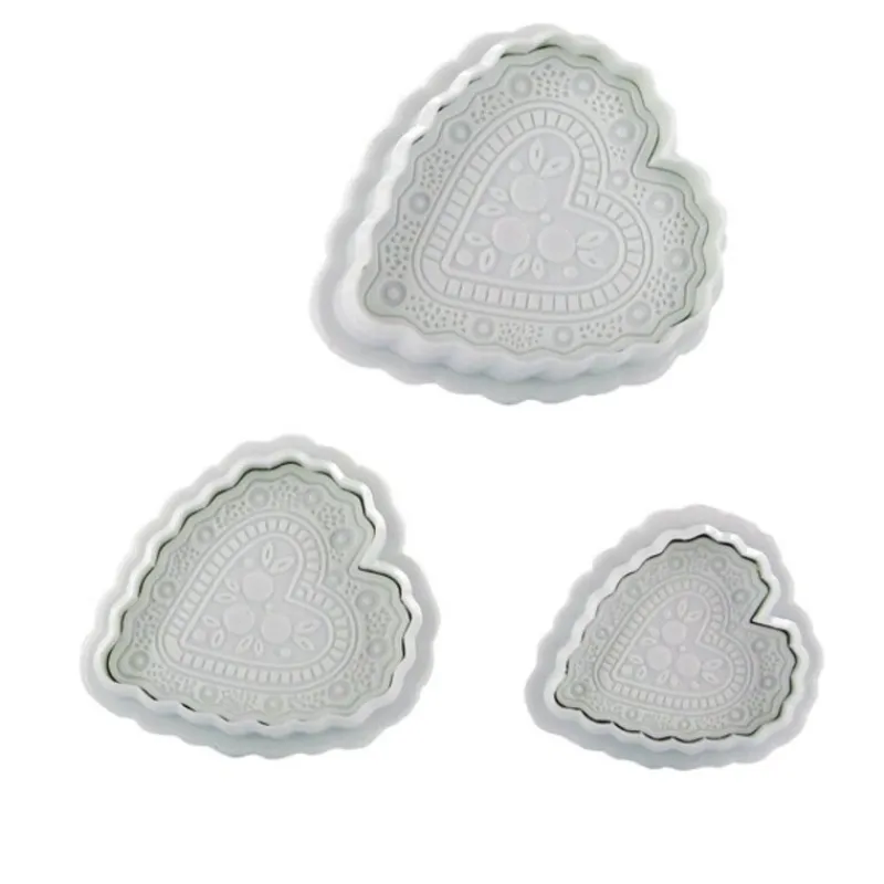 Online Cerf Dellier Découpoirs éjecteurs cœurs brodés Patisdécor (x 3)