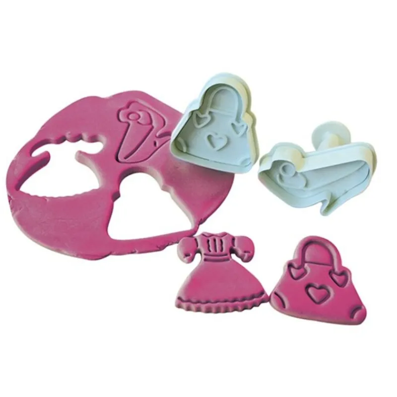 Cerf Dellier Découpoirs éjecteurs Fashion Patisdécor (x 4)