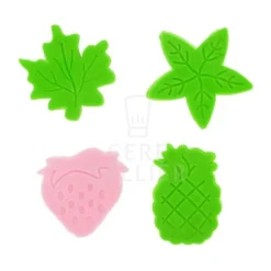 Hot Cerf Dellier Découpoirs éjecteurs fruits assortis Patisdécor (x 4)