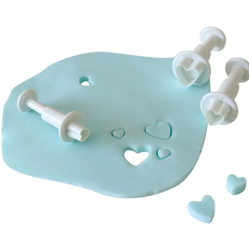 Hot Cerf Dellier Découpoirs éjecteurs mini-cœurs Patisdecor (x 3)