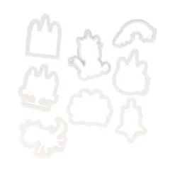 New Cerf Dellier Découpoirs licorne assortis (x 8)