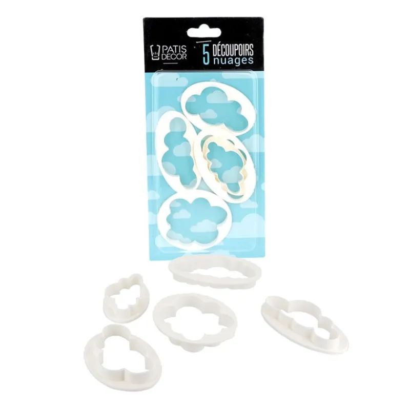 Sale Cerf Dellier Découpoirs nuage (x 5)