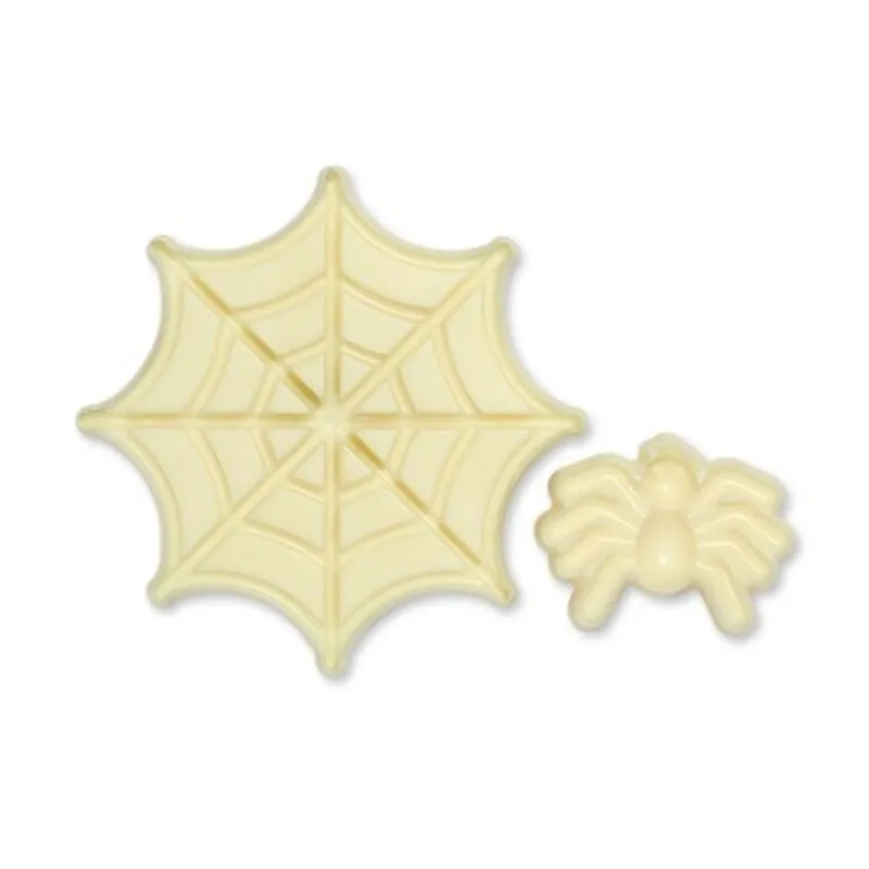 Best Cerf Dellier Découpoirs relief araignée et toile (x2)