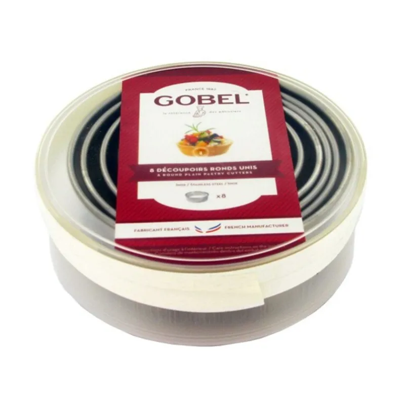 Clearance Cerf Dellier Découpoirs ronds unis inox (x 8)