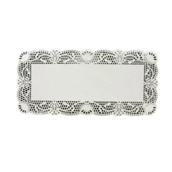Hot Cerf Dellier Dentelle blanche 34 x16 cm (x 250)