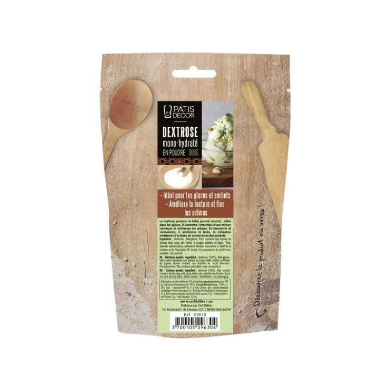 Clearance Cerf Dellier Dextrose mono-hydraté en poudre 300 g