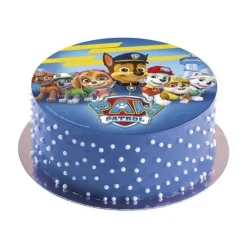 Cerf Dellier Disque azyme Pat' Patrouille bleu 20 cm