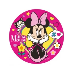 Cerf Dellier Disque gâteau en azyme Minnie 20 cm