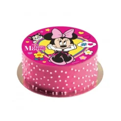 Cerf Dellier Disque gâteau en azyme Minnie 20 cm