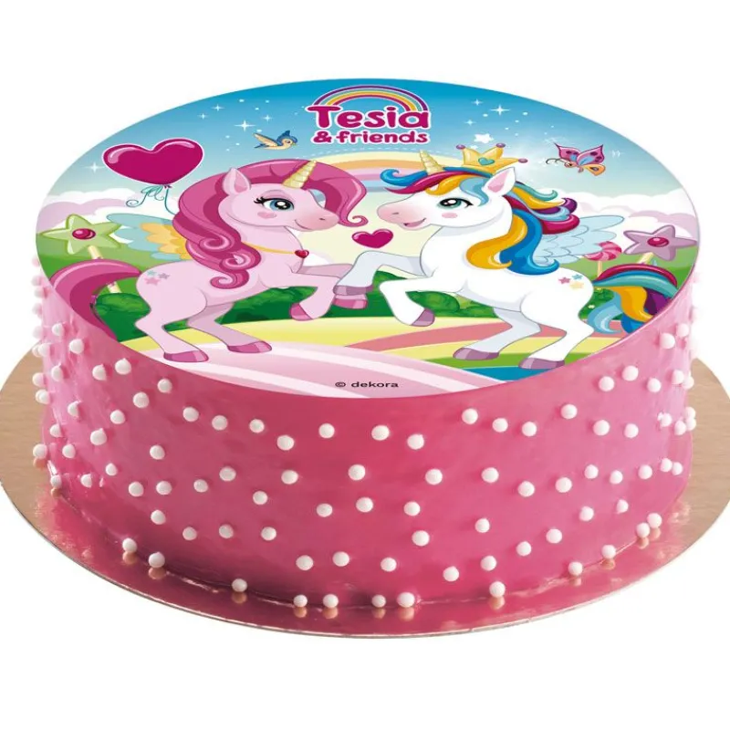 Cerf Dellier Disque gâteau en azyme Tesia & Friends 15,5 cm